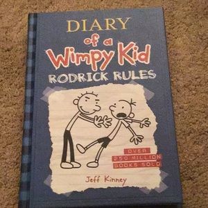diary of a wimpy kid book 2 Rodrick rules book hardcover new